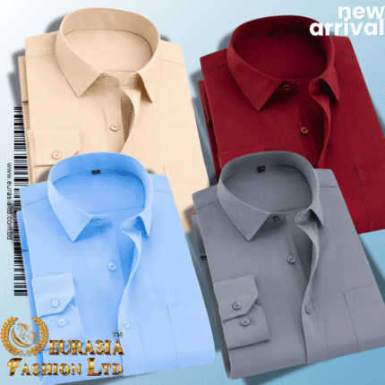 Men’s Premium Formal Shirt -Maroon, Ash, Sky Blue & Biscuit.