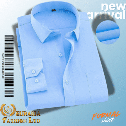 Men’s Premium Formal Shirt -Sky Blue.