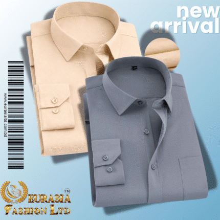 Men’s Premium Formal Shirt -Ash & Biscuit.