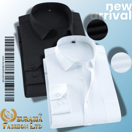 Men’s Premium Formal Shirt -Black & White