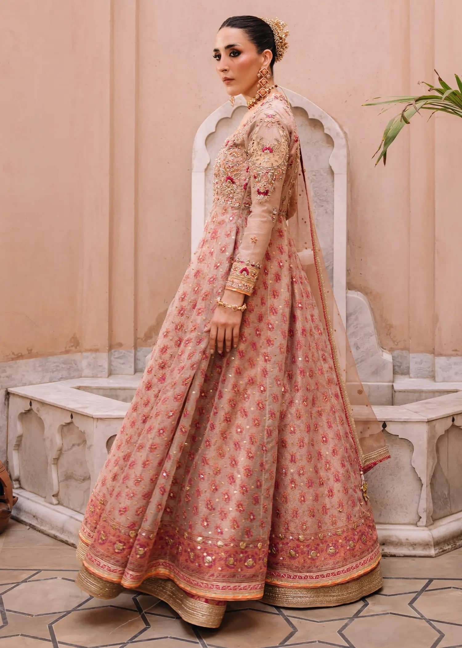 orchid-pink-ivory-kalidar-jamawar-lehnga.jpg ORCHID PINK - Image 1