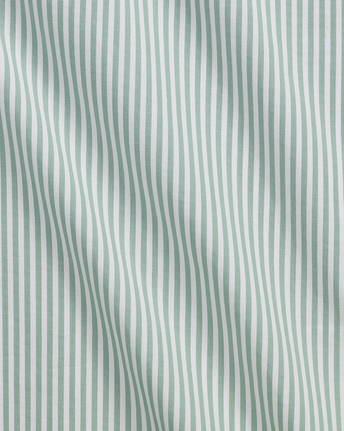 Custom Fit Striped Stretch Poplin Shirt (Colour: Faded Mint/White) - Image 5